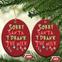 Baby Christmas Ornament Sorry Santa I Drank The Milk - Wonder Print Shop