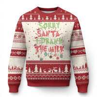Baby Ugly Christmas Sweater Sorry Santa I Drank The Milk - Wonder Print Shop