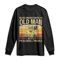 Pickleball Long Sleeve Shirt Cool Paddle Pickleball Player