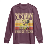 Pickleball Long Sleeve Shirt Cool Paddle Pickleball Player