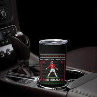 All I Want For Christmas Is Siuu Tumbler Cup Funny Ugly Xmas Sport Fans - Wonder Print Shop