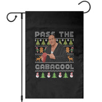 Christmas Pass The Gabagool Garden Flag Retro TV Show Funny Ugly Xmas - Wonder Print Shop