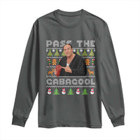 Christmas Pass The Gabagool Long Sleeve Shirt Retro TV Show Funny Ugly Xmas - Wonder Print Shop