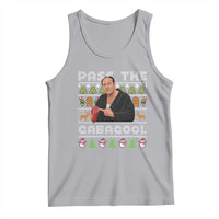 Christmas Pass The Gabagool Tank Top Retro TV Show Funny Ugly Xmas - Wonder Print Shop