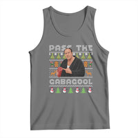 Christmas Pass The Gabagool Tank Top Retro TV Show Funny Ugly Xmas - Wonder Print Shop