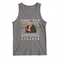 Christmas Pass The Gabagool Tank Top Retro TV Show Funny Ugly Xmas - Wonder Print Shop