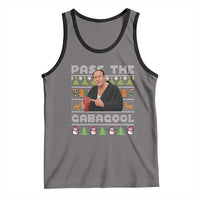 Christmas Pass The Gabagool Tank Top Retro TV Show Funny Ugly Xmas - Wonder Print Shop