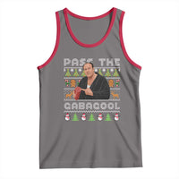 Christmas Pass The Gabagool Tank Top Retro TV Show Funny Ugly Xmas - Wonder Print Shop