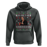 Pass The Gabagool Ugly Christmas Hoodie Retro TV Show Funny - Wonder Print Shop