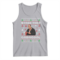 Pass The Gabagool Ugly Christmas Tank Top Retro TV Show Funny - Wonder Print Shop