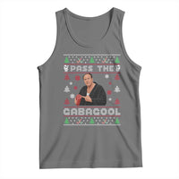 Pass The Gabagool Ugly Christmas Tank Top Retro TV Show Funny - Wonder Print Shop