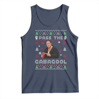 Pass The Gabagool Ugly Christmas Tank Top Retro TV Show Funny - Wonder Print Shop