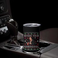Pass The Gabagool Ugly Christmas Tumbler Cup Retro TV Show Funny - Wonder Print Shop