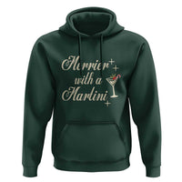 Merrier With a Martini Christmas Hoodie - Wonder Print Shop