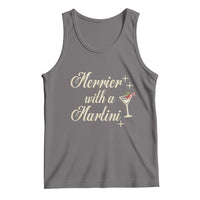 Merrier With a Martini Christmas Tank Top - Wonder Print Shop