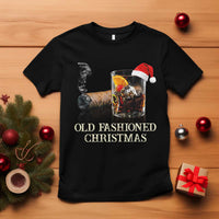 Old Fashioned Cocktail Christmas T Shirt Funny Bourbon Cocktail Drink - Wonder Print Shop