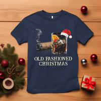 Old Fashioned Cocktail Christmas T Shirt Funny Bourbon Cocktail Drink - Wonder Print Shop