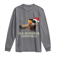 Old Fashioned Cocktail Christmas Long Sleeve Shirt Funny Bourbon Cocktail Drink - Wonder Print Shop