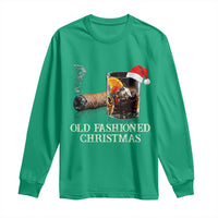 Old Fashioned Cocktail Christmas Long Sleeve Shirt Funny Bourbon Cocktail Drink - Wonder Print Shop