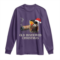 Old Fashioned Cocktail Christmas Long Sleeve Shirt Funny Bourbon Cocktail Drink - Wonder Print Shop