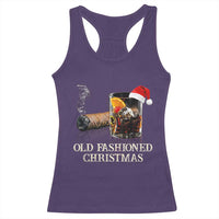 Old Fashioned Cocktail Christmas Racerback Tank Top Funny Bourbon Cocktail Drink - Wonder Print Shop