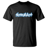 Hanukkah Heavy Metal T Shirt Jewish Menorah Dreidel - Wonder Print Shop