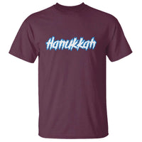 Hanukkah Heavy Metal T Shirt Jewish Menorah Dreidel - Wonder Print Shop