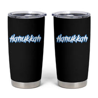 Hanukkah Heavy Metal Tumbler Cup Jewish Menorah Dreidel - Wonder Print Shop