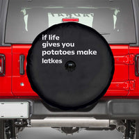 Life Gives Potatoes Make Latkes Spare Tire Cover Funny Hanukkah Gift Jewish Holiday - Wonder Print Shop