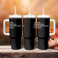 Life Gives Potatoes Make Latkes Tumbler With Handle Funny Hanukkah Gift Jewish Holiday - Wonder Print Shop