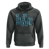 If Life Gives You Potatoes Make Latkes Hoodie Funny Hanukkah Gift Jewish Holiday - Wonder Print Shop