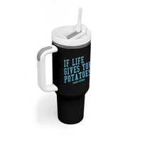 If Life Gives You Potatoes Make Latkes Tumbler With Handle Funny Hanukkah Gift Jewish Holiday - Wonder Print Shop