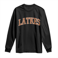 Latkes Long Sleeve Shirt Funny Hanukkah Gift Jewish Holiday Food Apparel - Wonder Print Shop