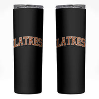Latkes Skinny Tumbler Funny Hanukkah Gift Jewish Holiday Food Apparel - Wonder Print Shop