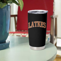 Latkes Tumbler Cup Funny Hanukkah Gift Jewish Holiday Food Apparel - Wonder Print Shop