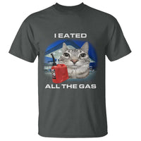 Sarcastic Cat Meme T Shirt Funny Retro I Eated All The Gas Gen Z Humor - Wonder Print Shop