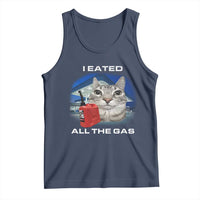 Sarcastic Cat Meme Tank Top Funny Retro I Eated All The Gas Gen Z Humor - Wonder Print Shop