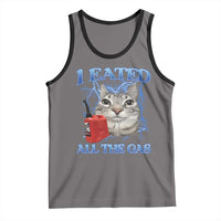 Sarcastic Cat Meme Tank Top I Eated All The Gas Gen Z Humor Bootleg - Wonder Print Shop
