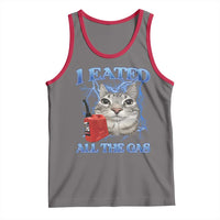 Sarcastic Cat Meme Tank Top I Eated All The Gas Gen Z Humor Bootleg - Wonder Print Shop