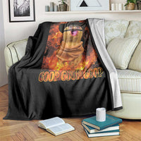 Peanut Goop Meme Throw Blanket Funny Bungulator - Wonder Print Shop