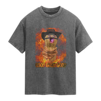 Peanut Goop Meme Washed Cotton T-Shirt Funny Bungulator