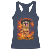 Peanut Goop Meme Racerback Tank Top Funny Bungulator - Wonder Print Shop