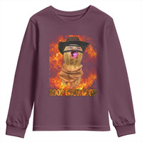 Peanut Goop Meme Youth Sweatshirt Funny Bungulator - Wonder Print Shop