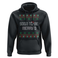Soon To Be Merry'd Christmas Hoodie Engaged Couple Matching - Wonder Print Shop