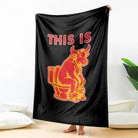 This Is Bull Shit Throw Blanket Bullshit Sarcastic Embarrassing Gag Gifts - Wonder Print Shop
