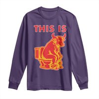 This Is Bull Shit Long Sleeve Shirt Bullshit Sarcastic Embarrassing Gag Gifts - Wonder Print Shop