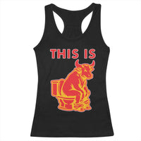This Is Bull Shit Racerback Tank Top Bullshit Sarcastic Embarrassing Gag Gifts - Wonder Print Shop