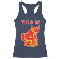 This Is Bull Shit Racerback Tank Top Bullshit Sarcastic Embarrassing Gag Gifts - Wonder Print Shop