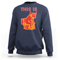 This Is Bull Shit Sweatshirt Bullshit Sarcastic Embarrassing Gag Gifts - Wonder Print Shop