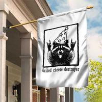 Vintage Raccoon Garden Flag Retro Silly Trash Panda Meme - Wonder Print Shop